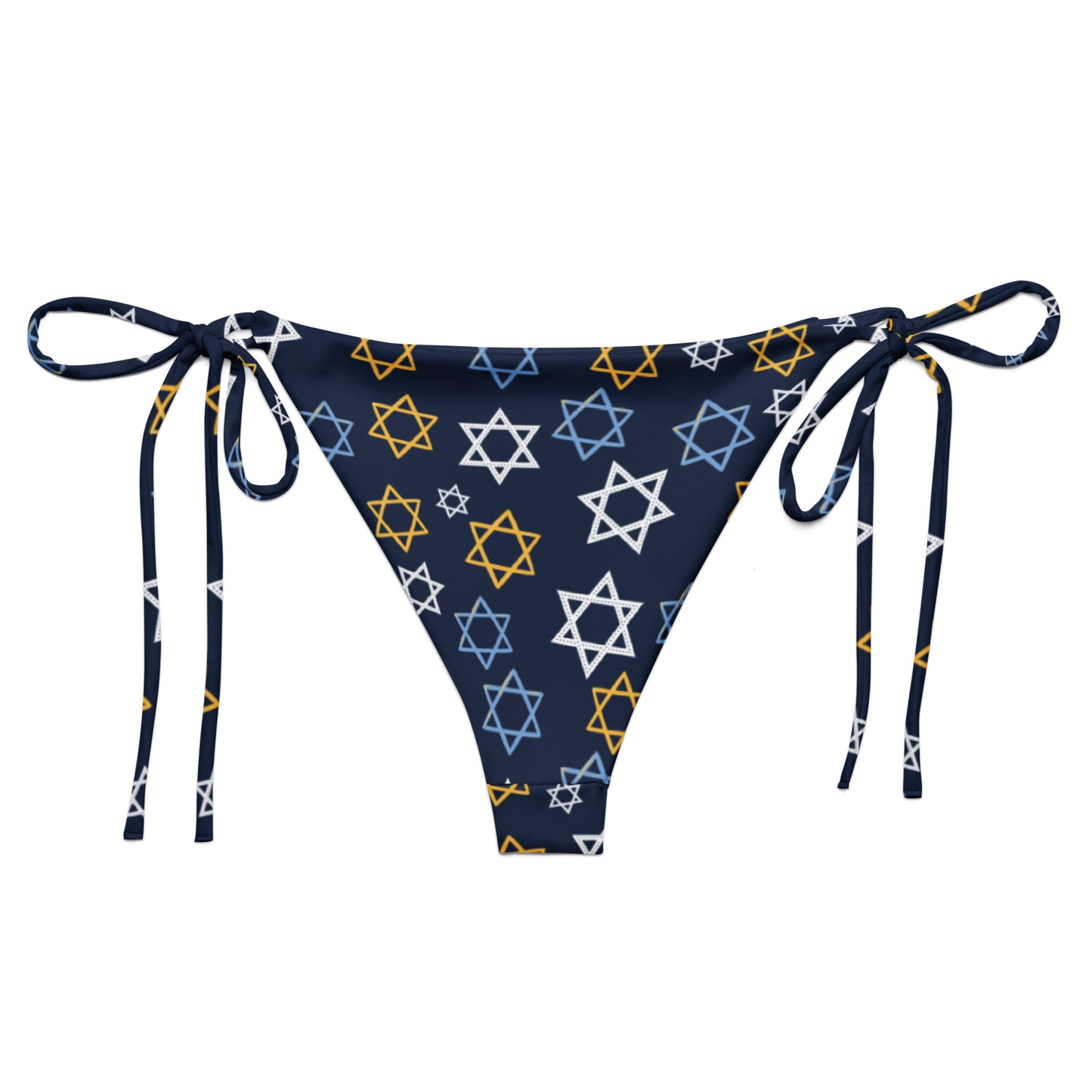 Back of Jewish Stars Bikini Bottom