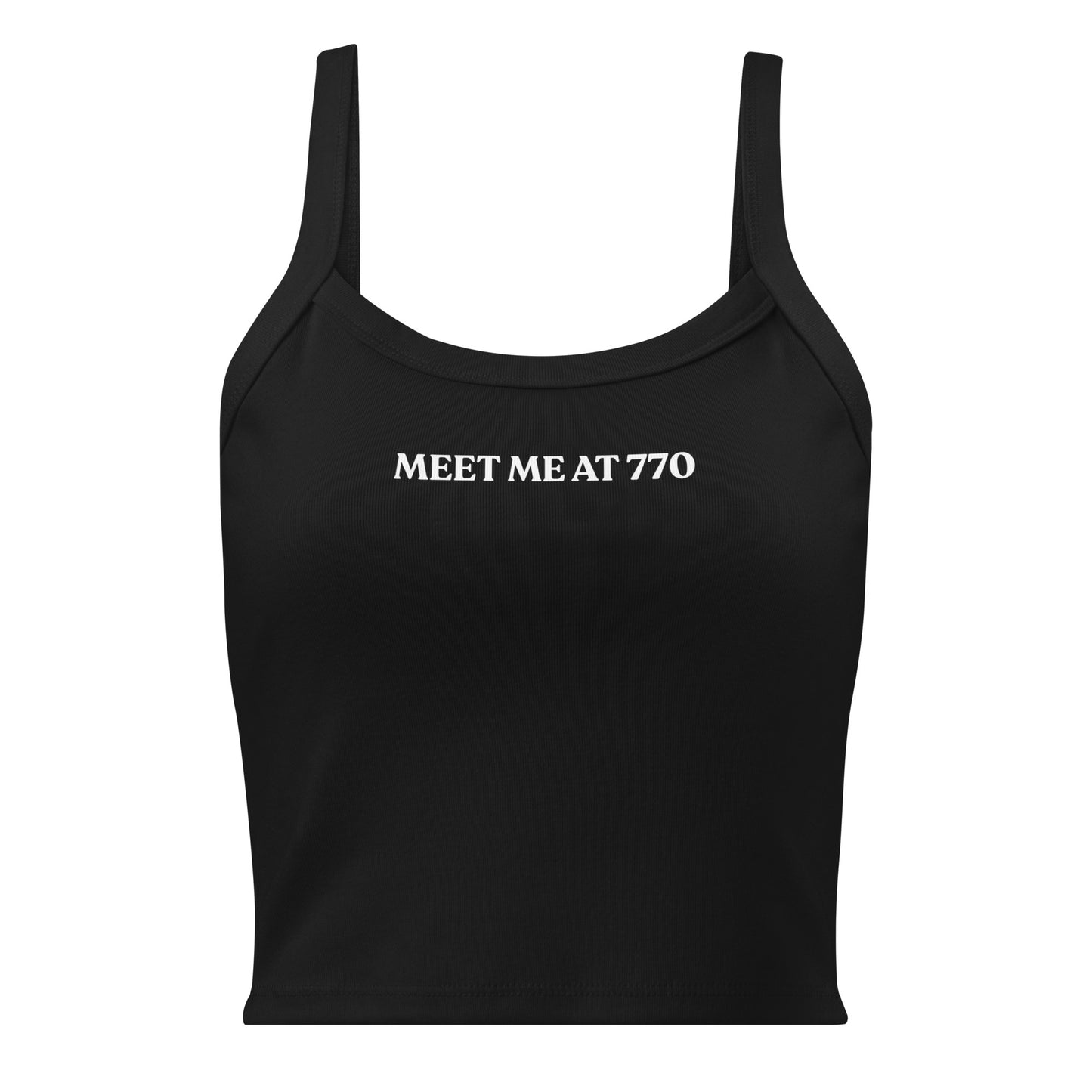 Black Meet Me At 770 Tank Top
