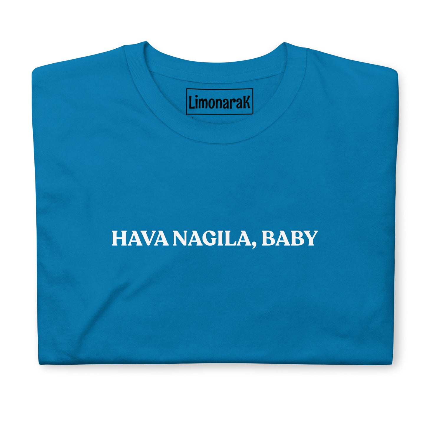 Blue Folded Nava Nagila, Baby T-Shirt