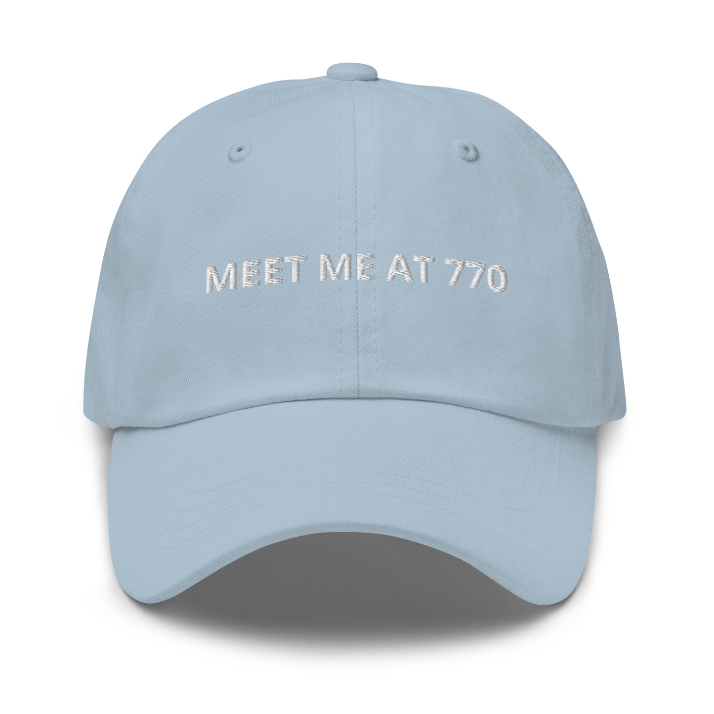 Light Blue Meet Me At 770 Dad Hat