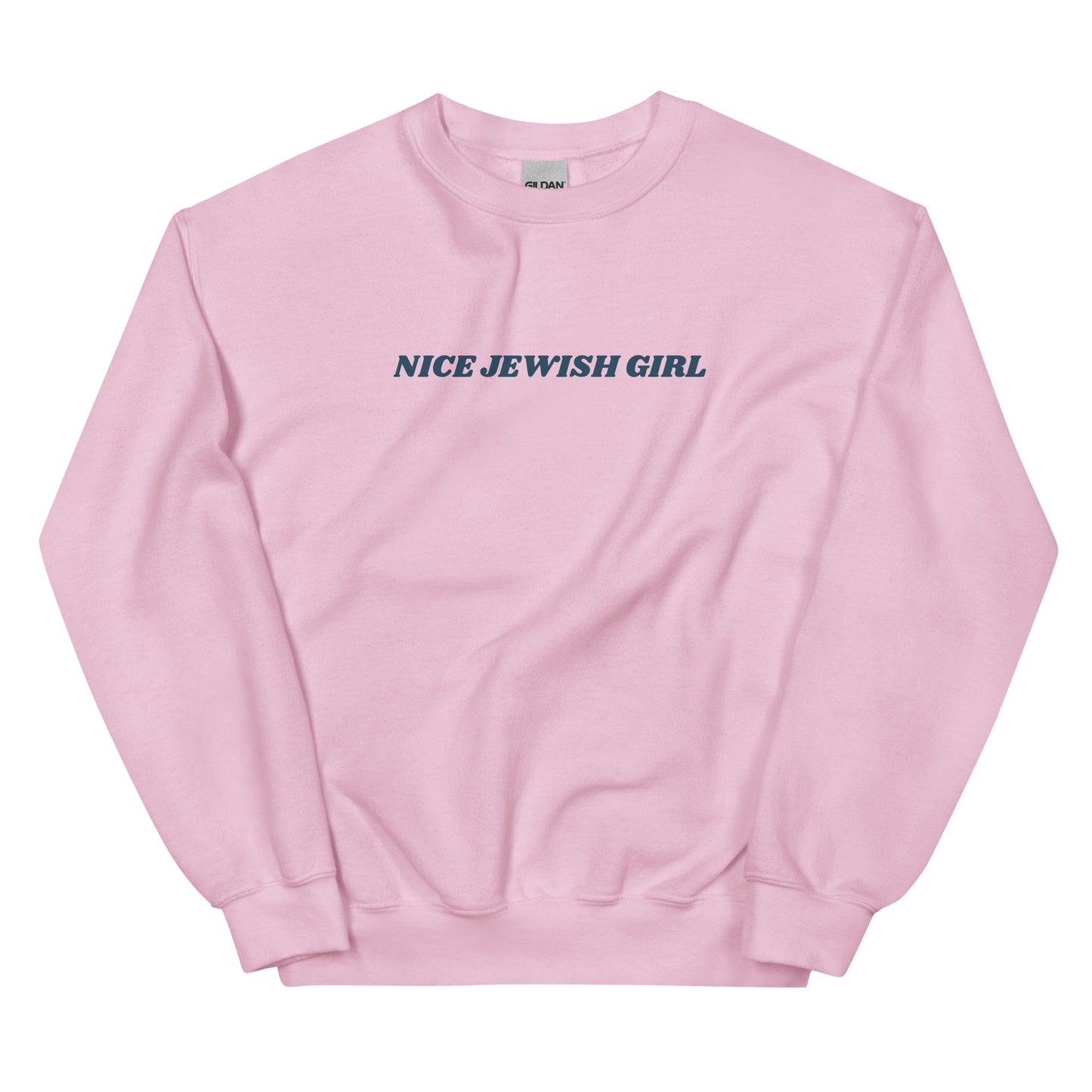 Light Pink Nice Jewish Girl Sweatshirt