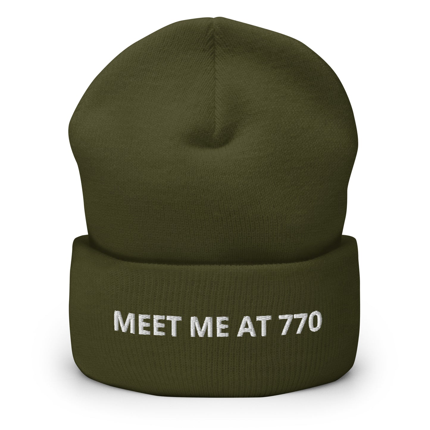 Military Green Meet Me At 770 Beanie