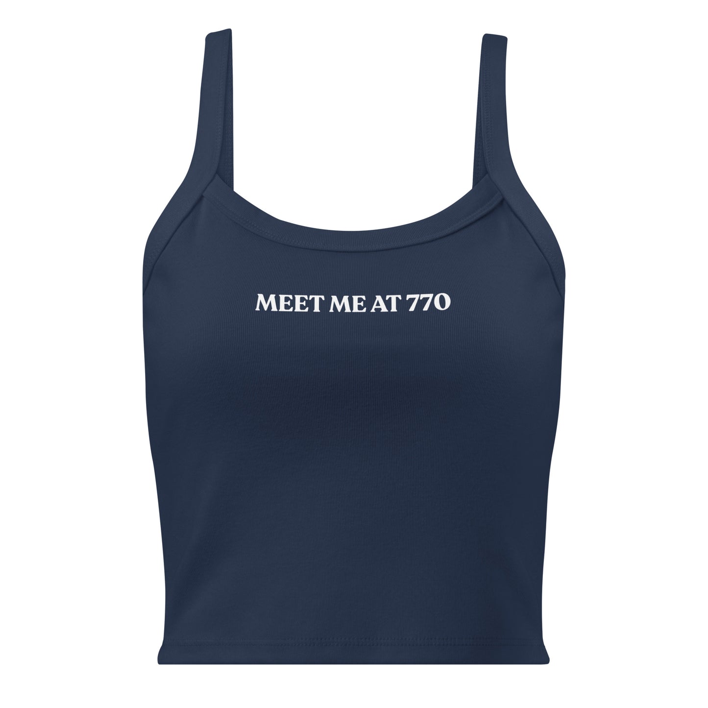 Navy Meet Me At 770 Tank Top