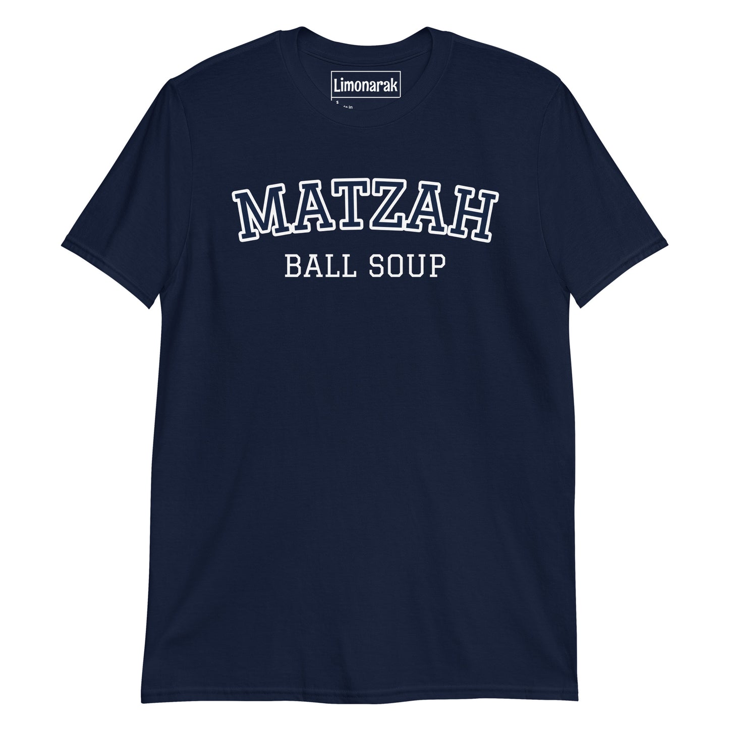 Navy Varsity Matzah Ball Soup T-Shirt
