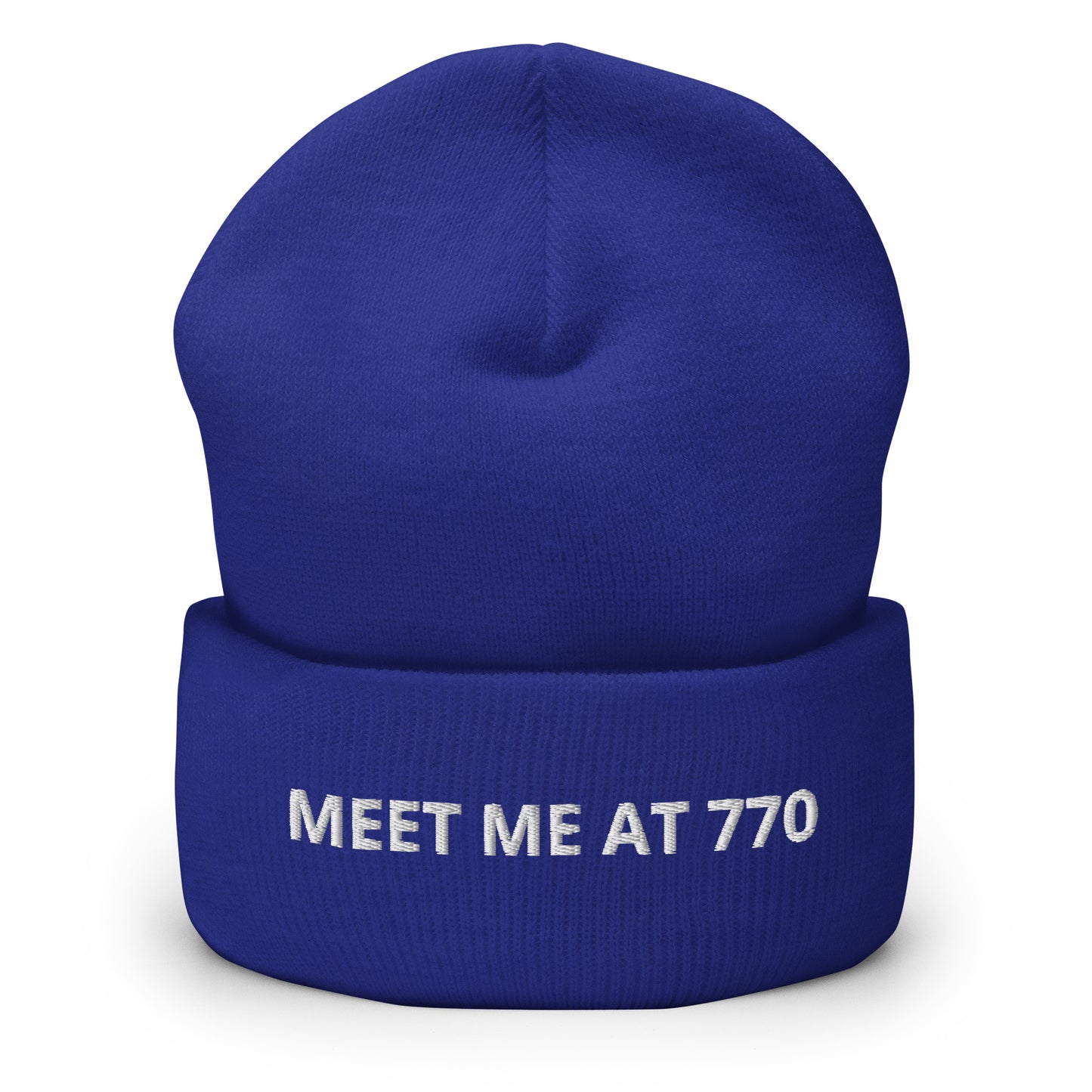 Royal Blue Meet Me At 770 Beanie