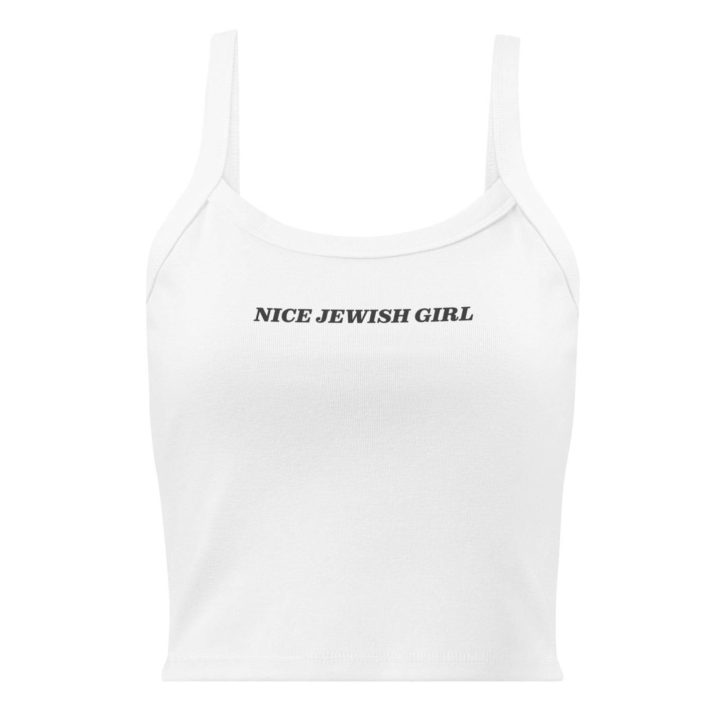 White Nice Jewish Girl Tank Top