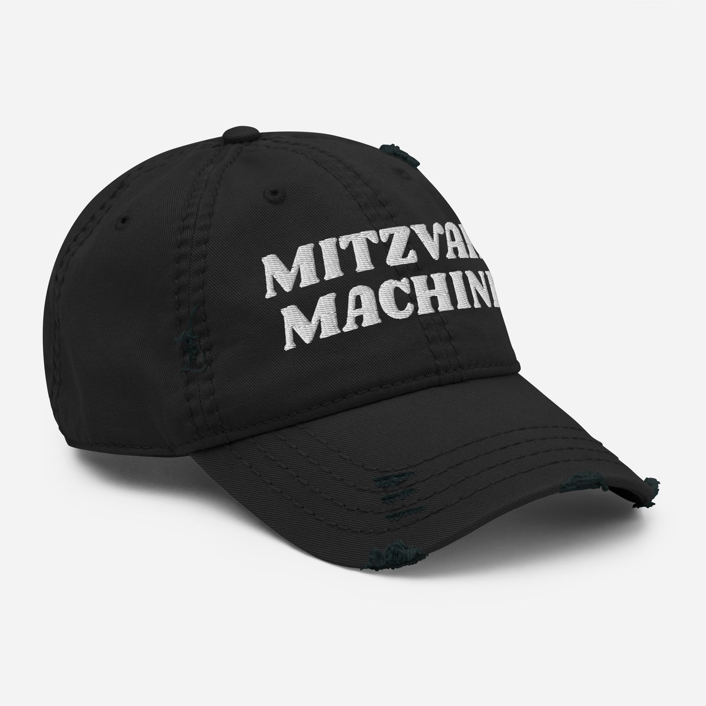 Mitzvah Machine Distressed Dad Hat