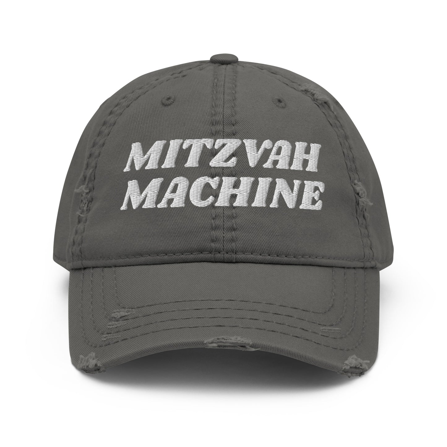 Mitzvah Machine Distressed Dad Hat
