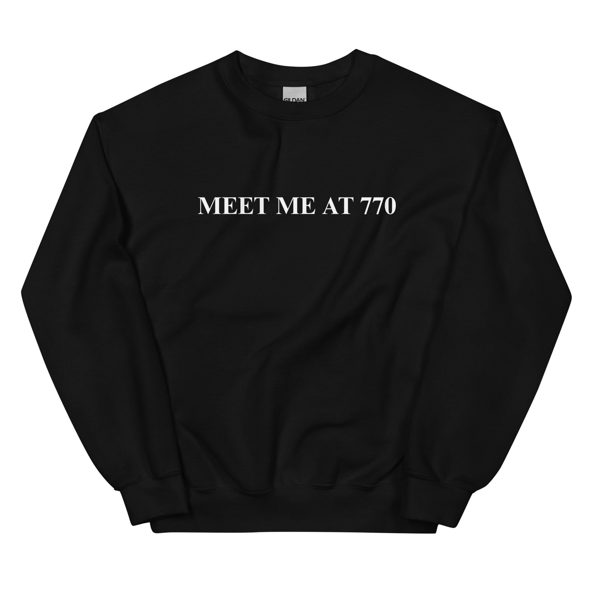 Black Meet Me At 770 Sweatshirt
