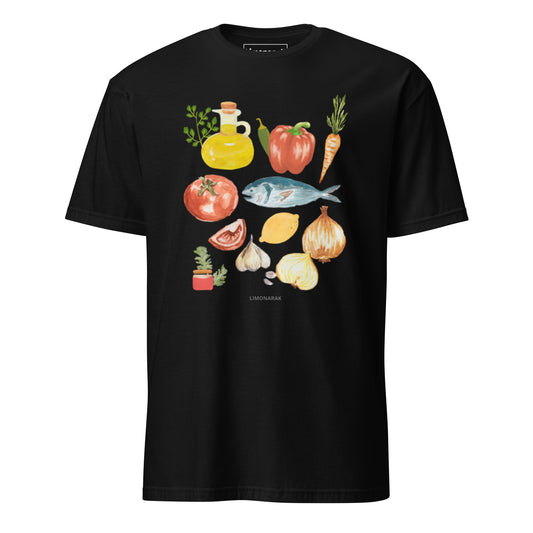 Black Moroccan Fish T-Shirt