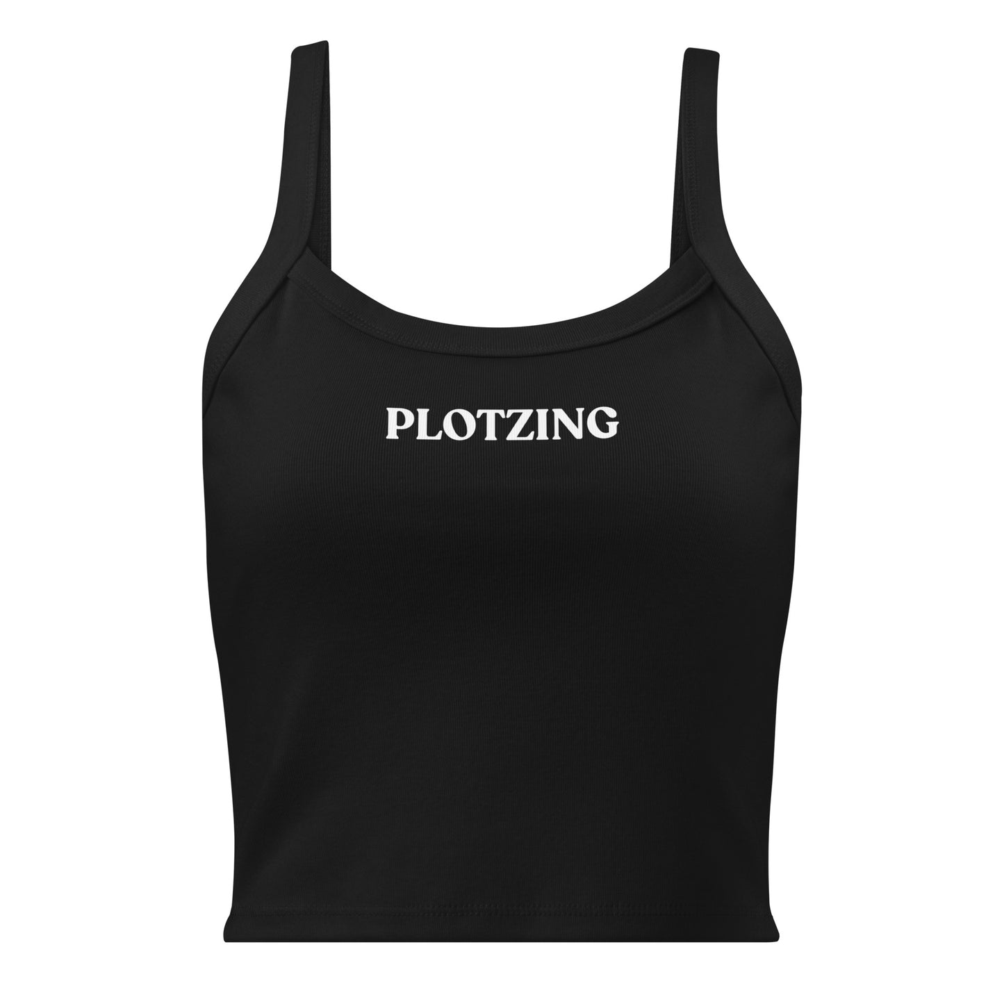 Black Plotzing Tank Top