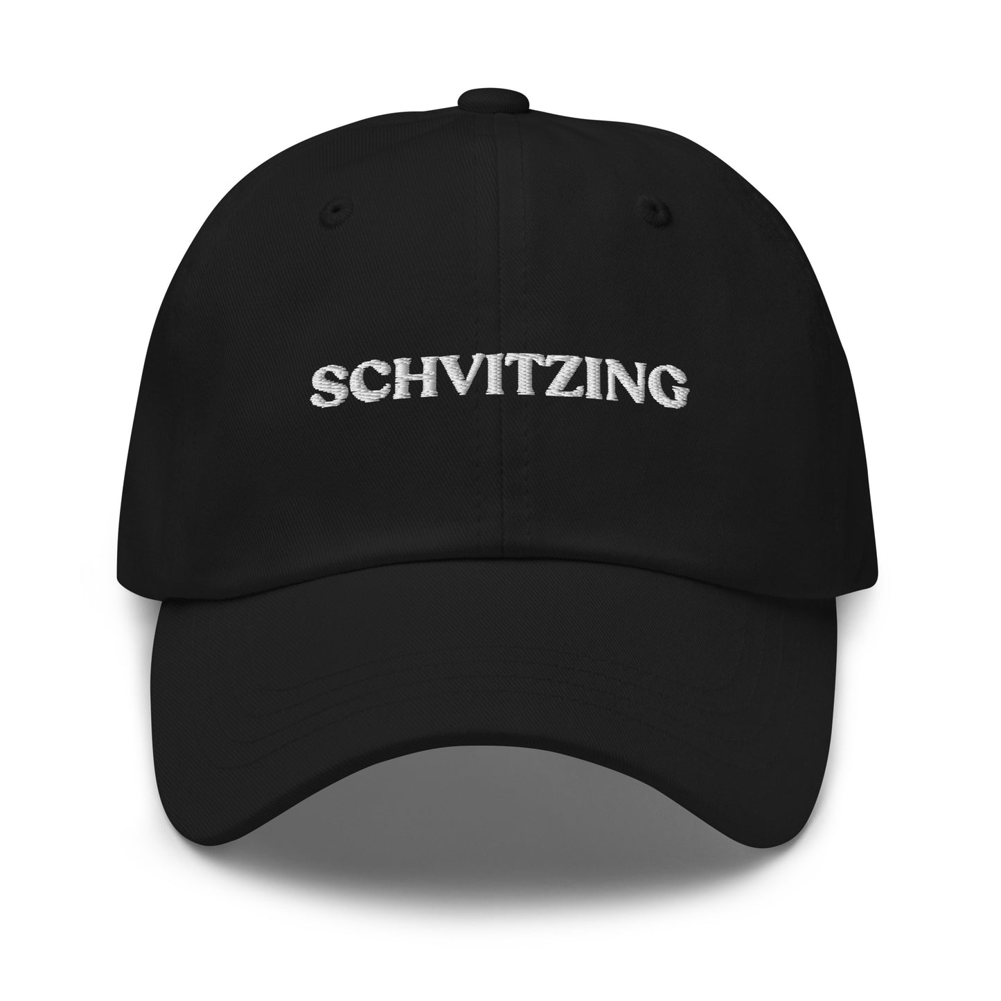 Black Schvitzing Dad Hat