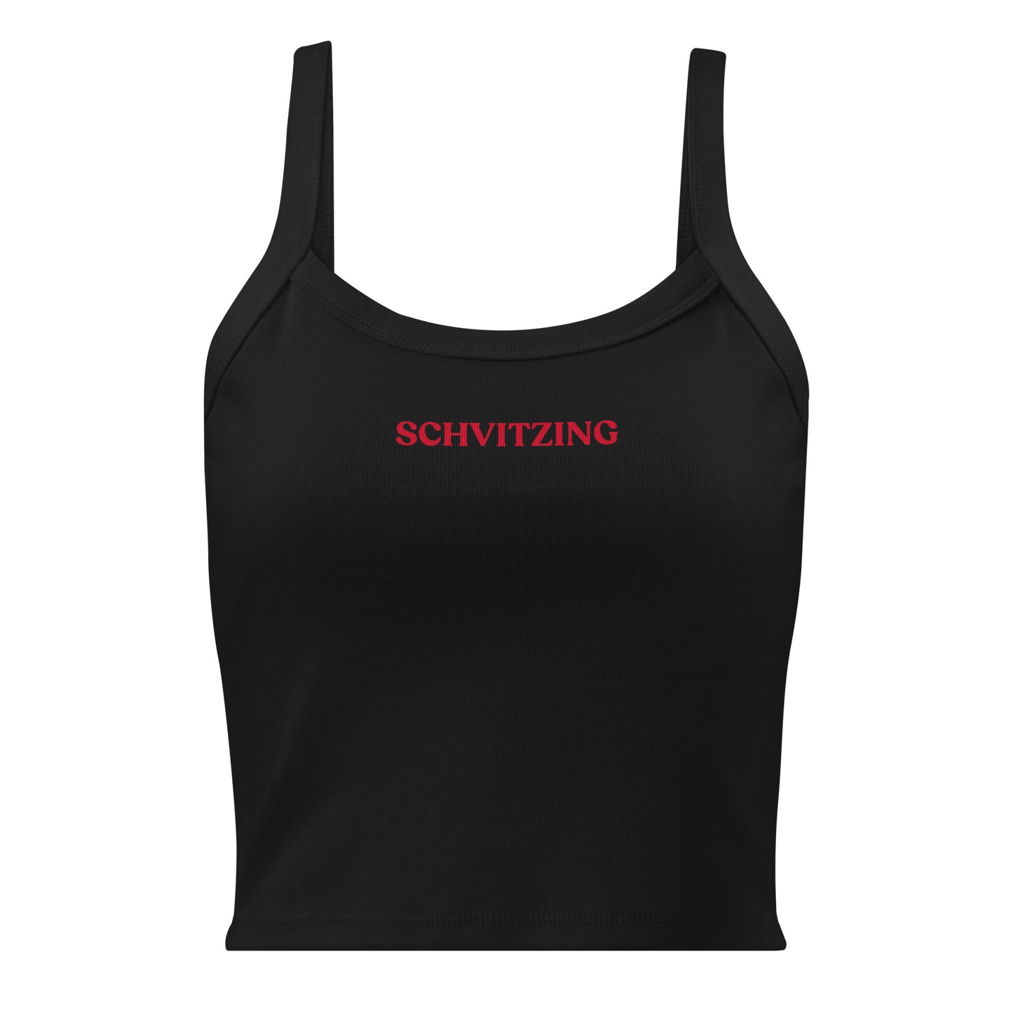 Black Schvitzing Tank Top