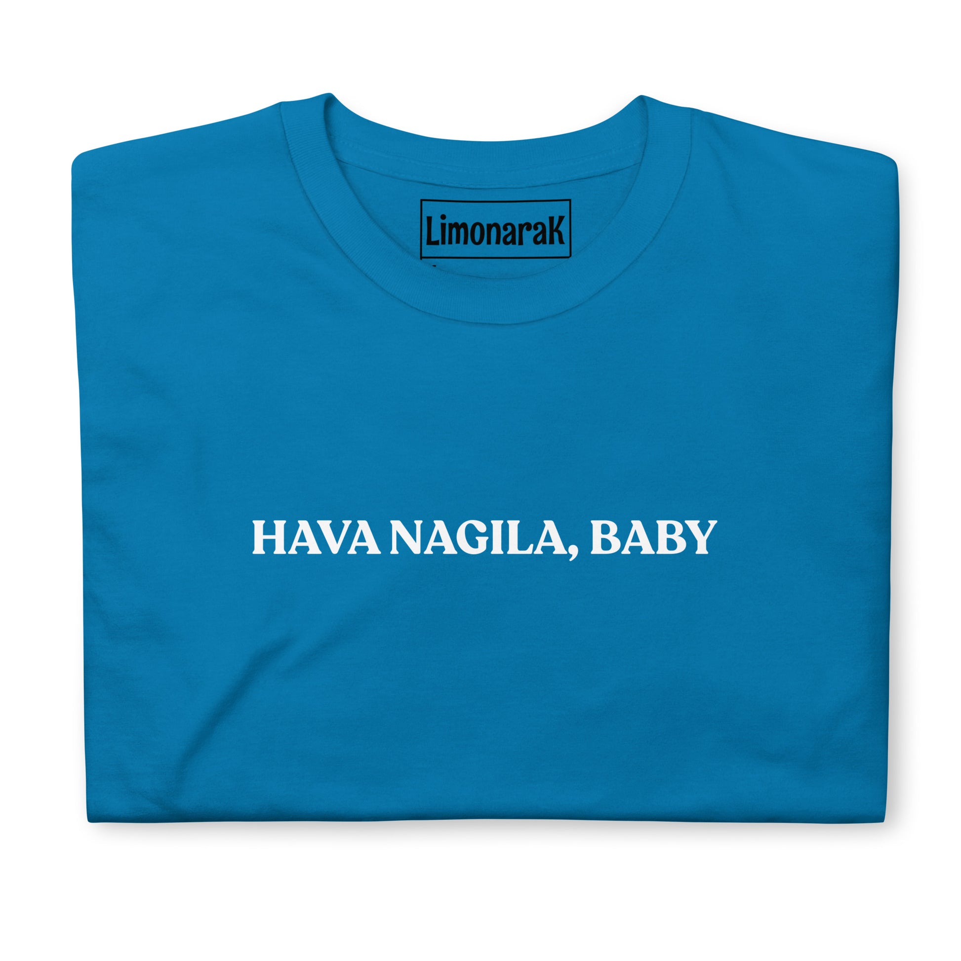 Blue Folded Nava Nagila, Baby T-Shirt