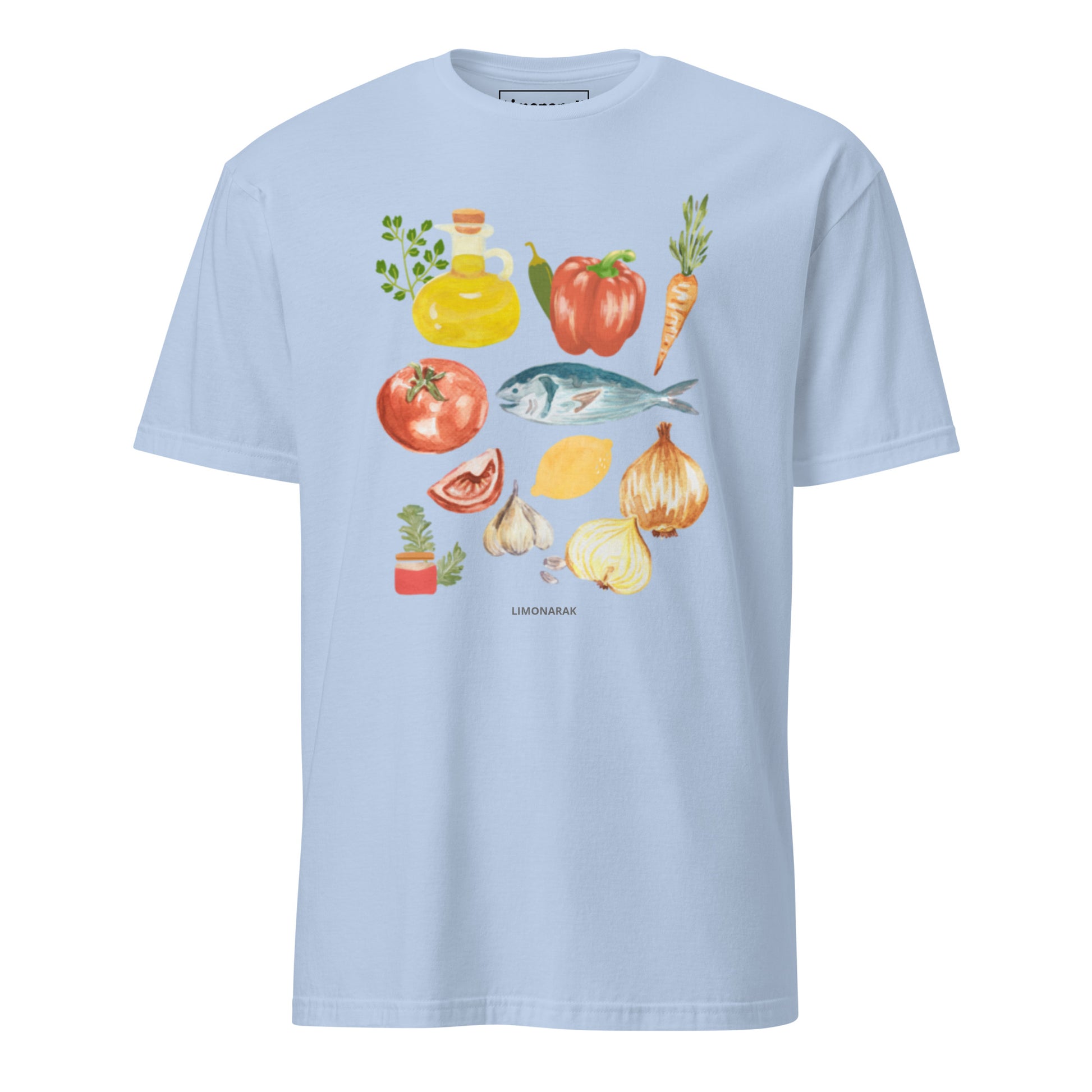 Blue Moroccan Fish T-Shirt