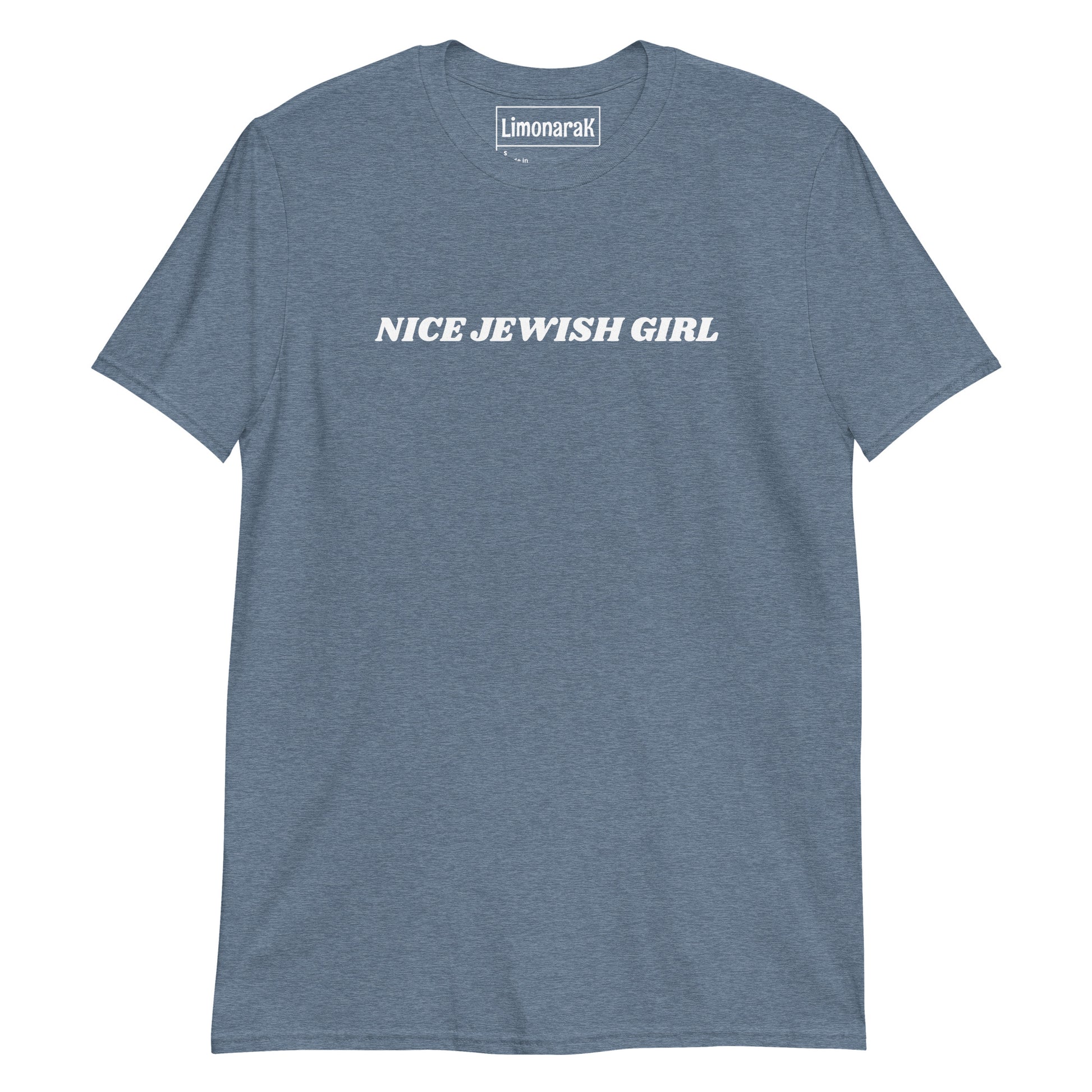 Blue Nice Jewish Girl T-Shirt