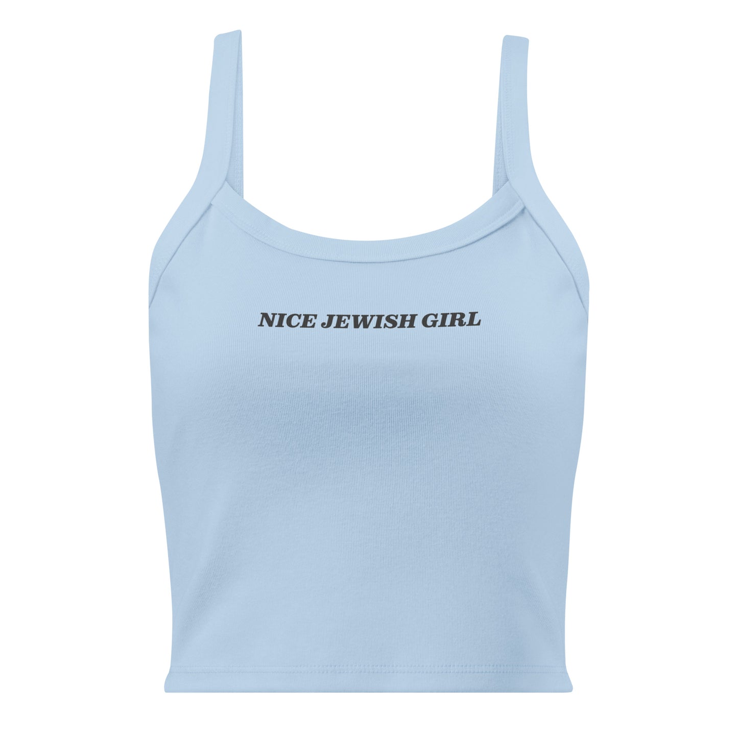 Blue Nice Jewish Girl Tank Top