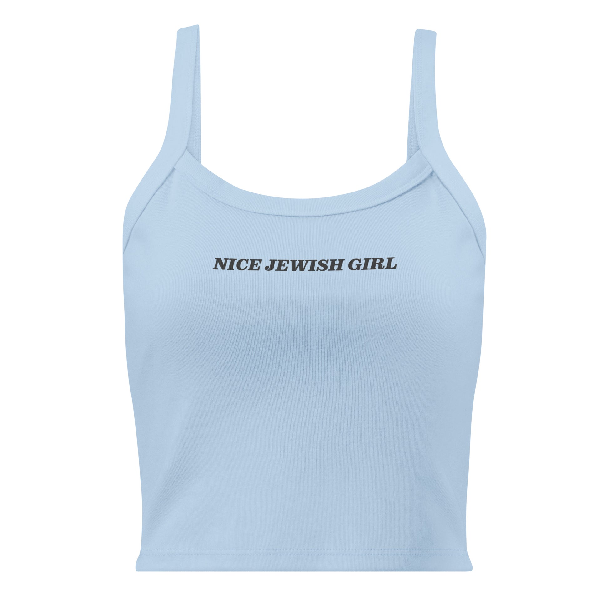 Blue Nice Jewish Girl Tank Top