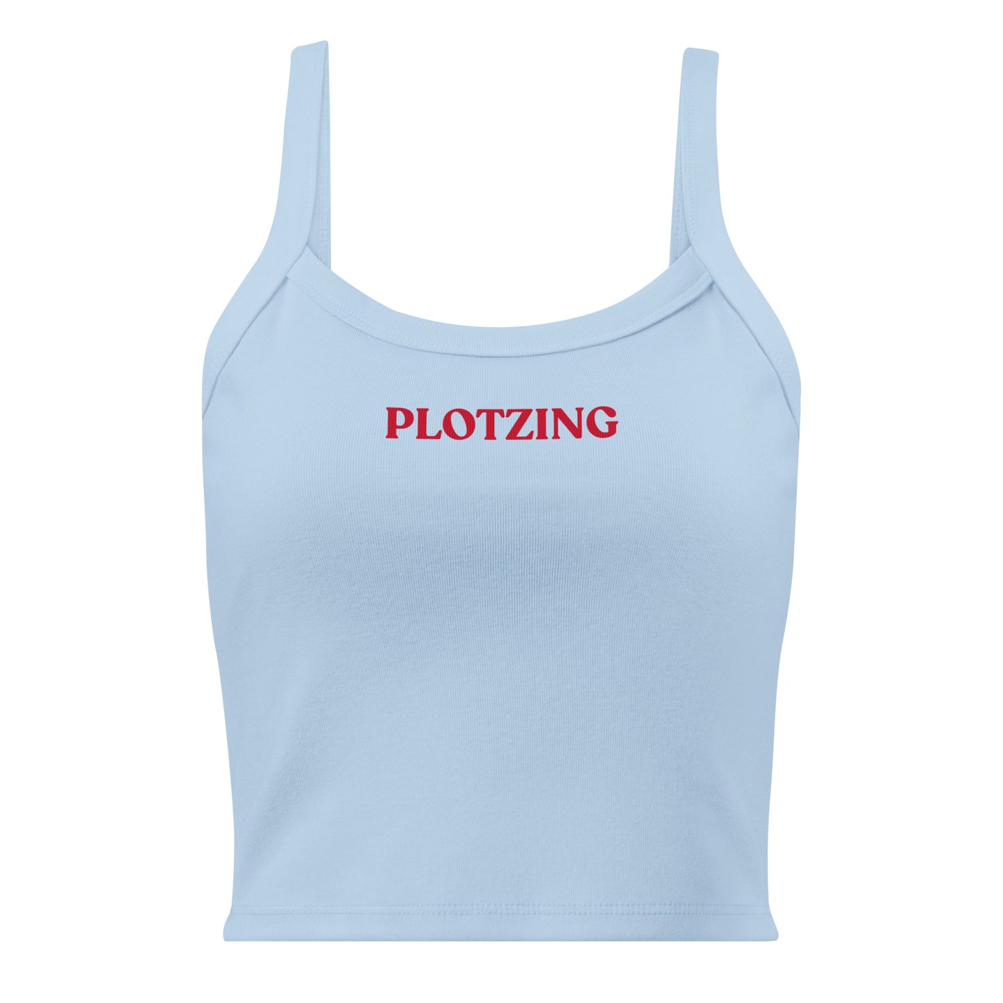 Blue Plotzing Tank Top