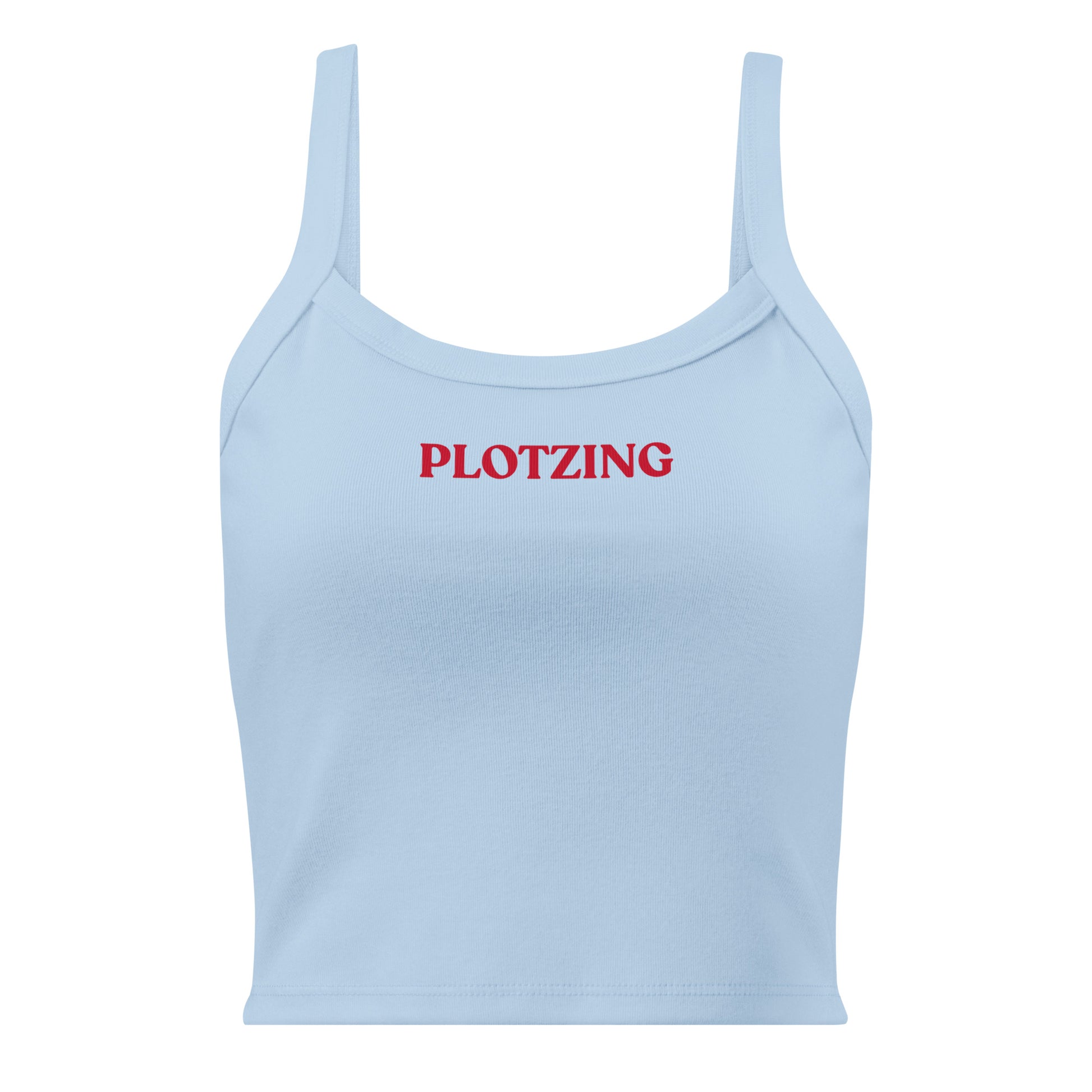 Blue Plotzing Tank Top