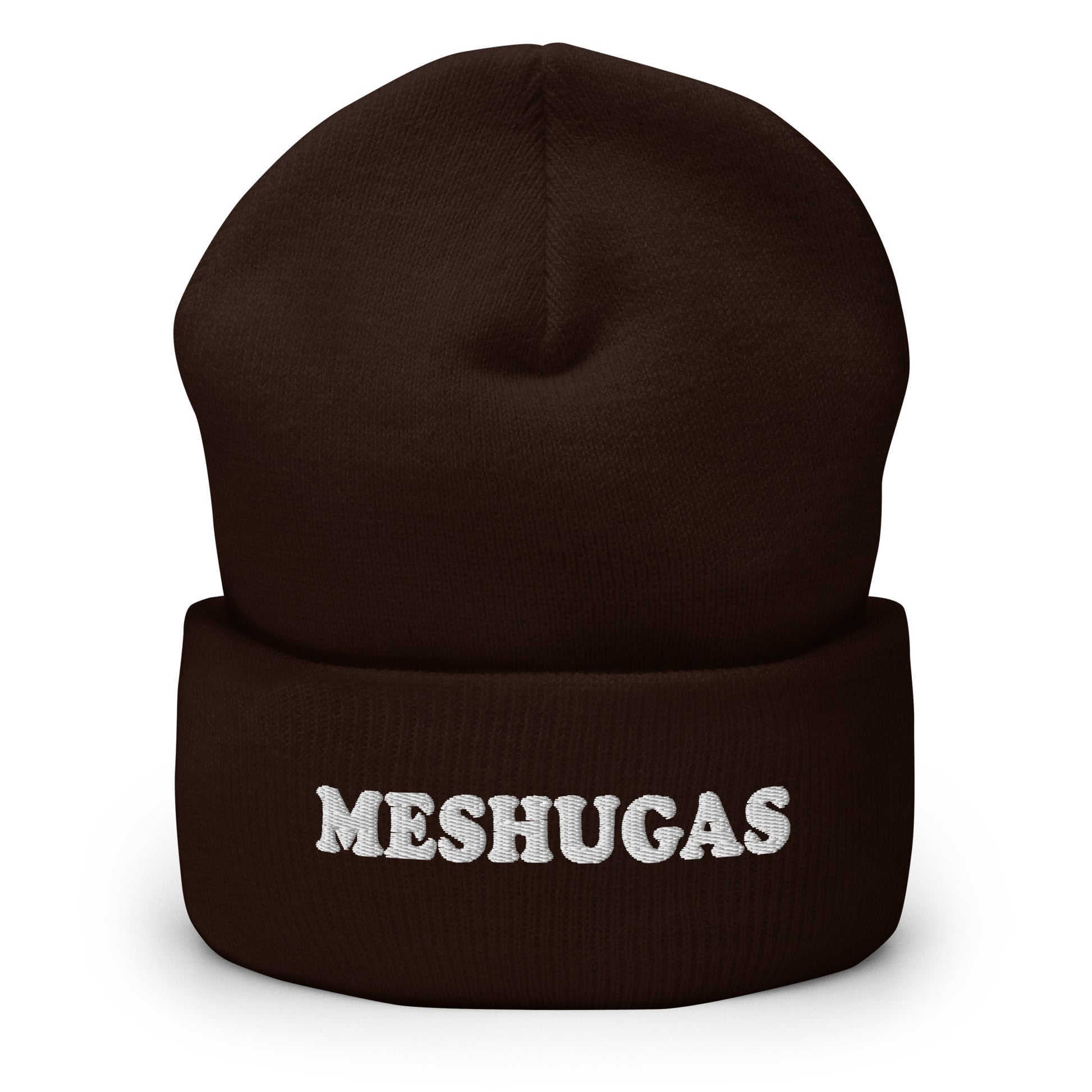 Brown Meshugas Beanie