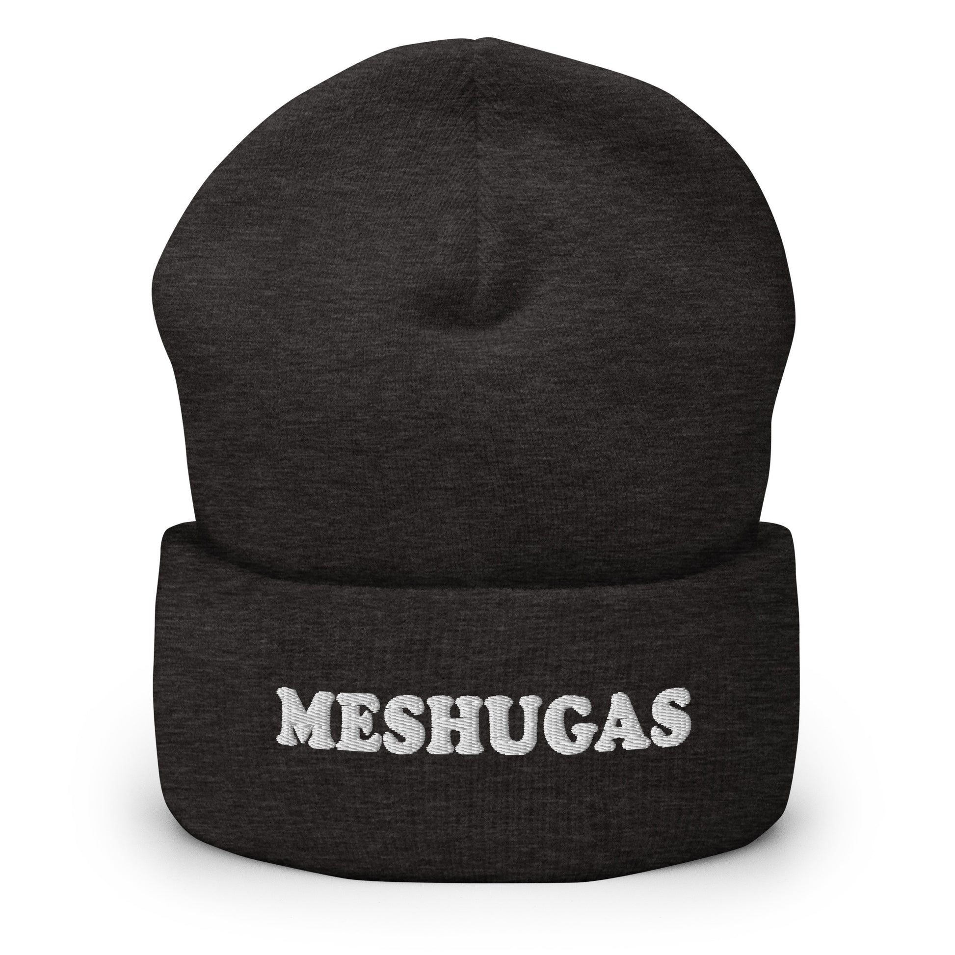 Dark Gray Meshugas Beanie