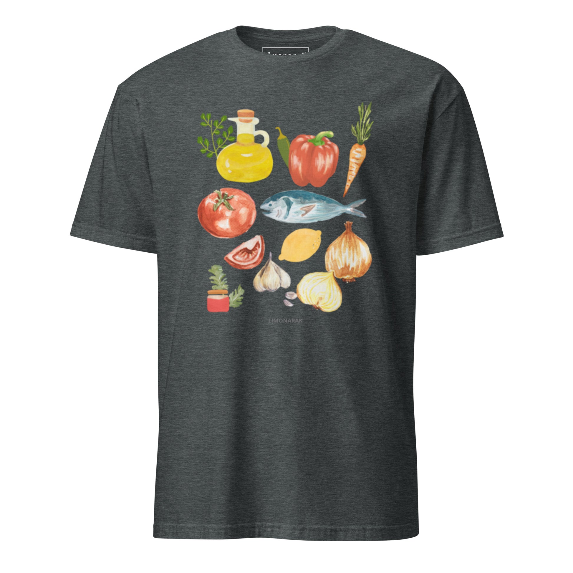 Dark Gray Moroccan Fish T-Shirt