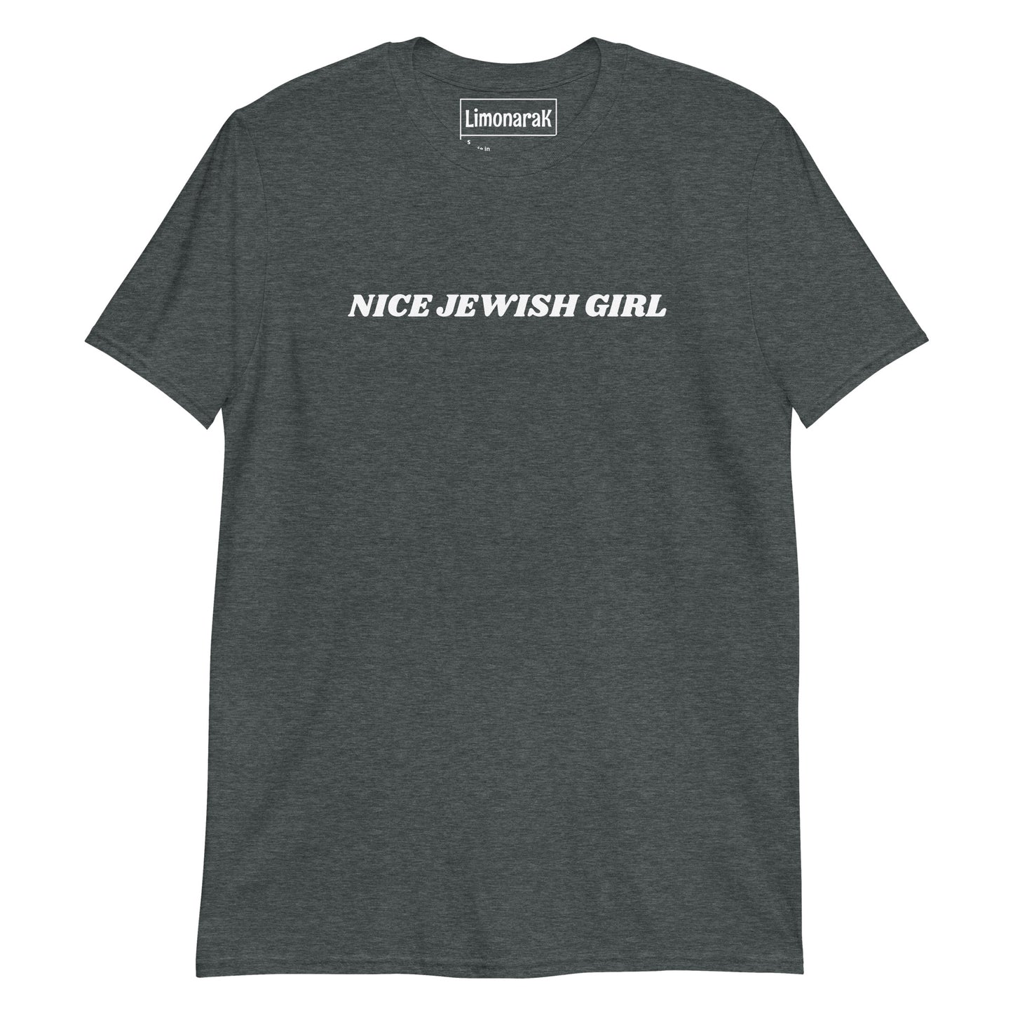 Dark Gray Nice Jewish Girl T-Shirt