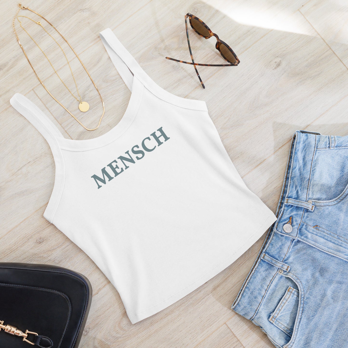 Flat White Mensch Tank Top