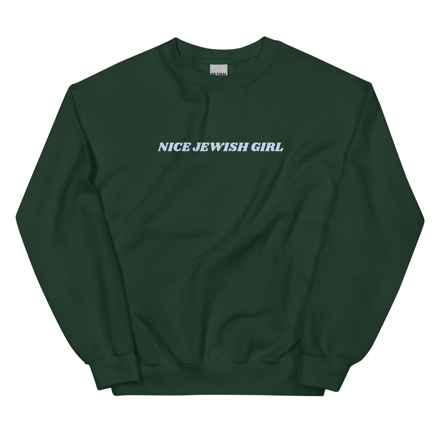 Green Nice Jewish Girl Sweatshirt