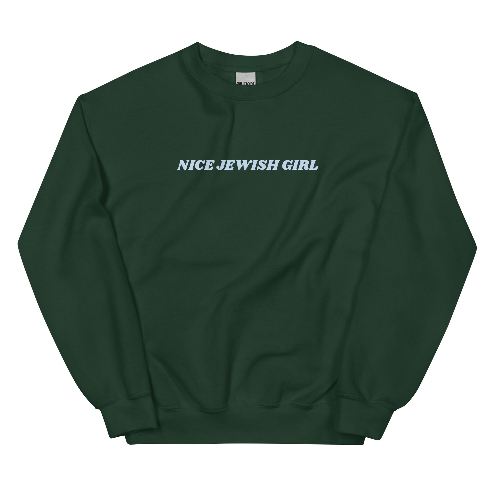 Green Nice Jewish Girl Sweatshirt