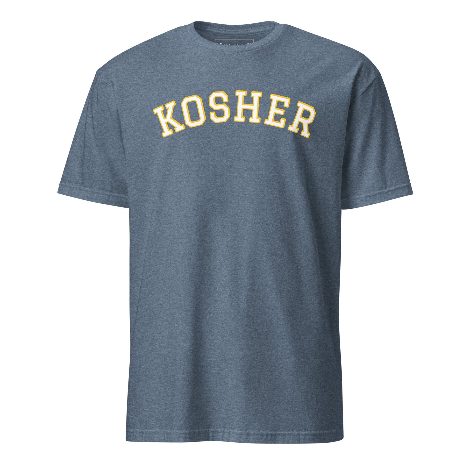 Heather Indigo Blue Kosher T-Shirt