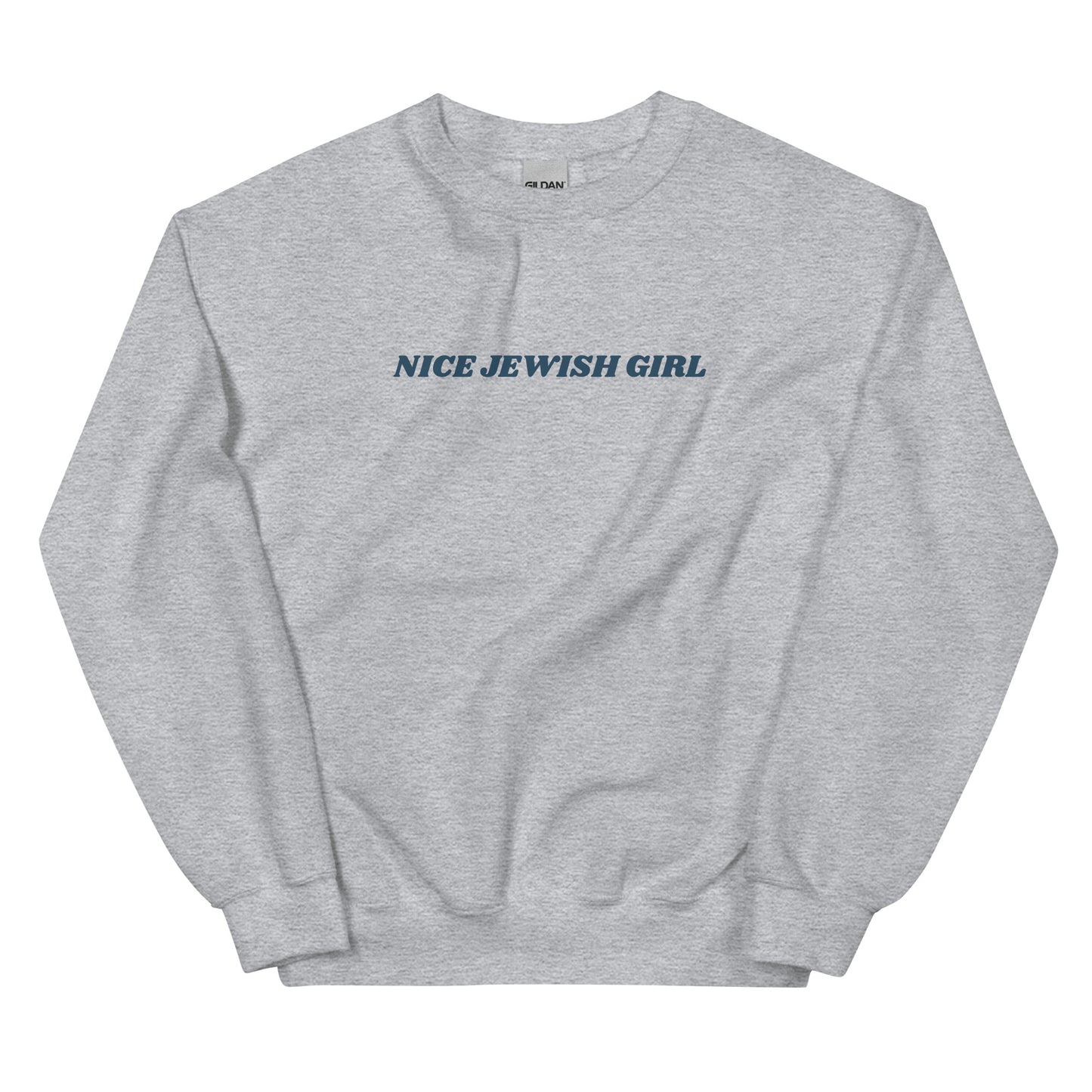 Light Gray Nice Jewish Girl Sweatshirt