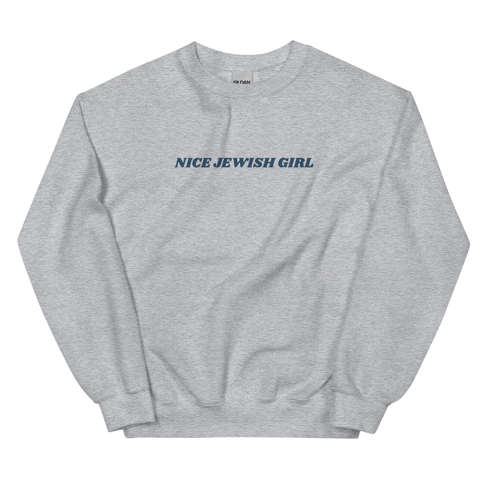Light Gray Nice Jewish Girl Sweatshirt