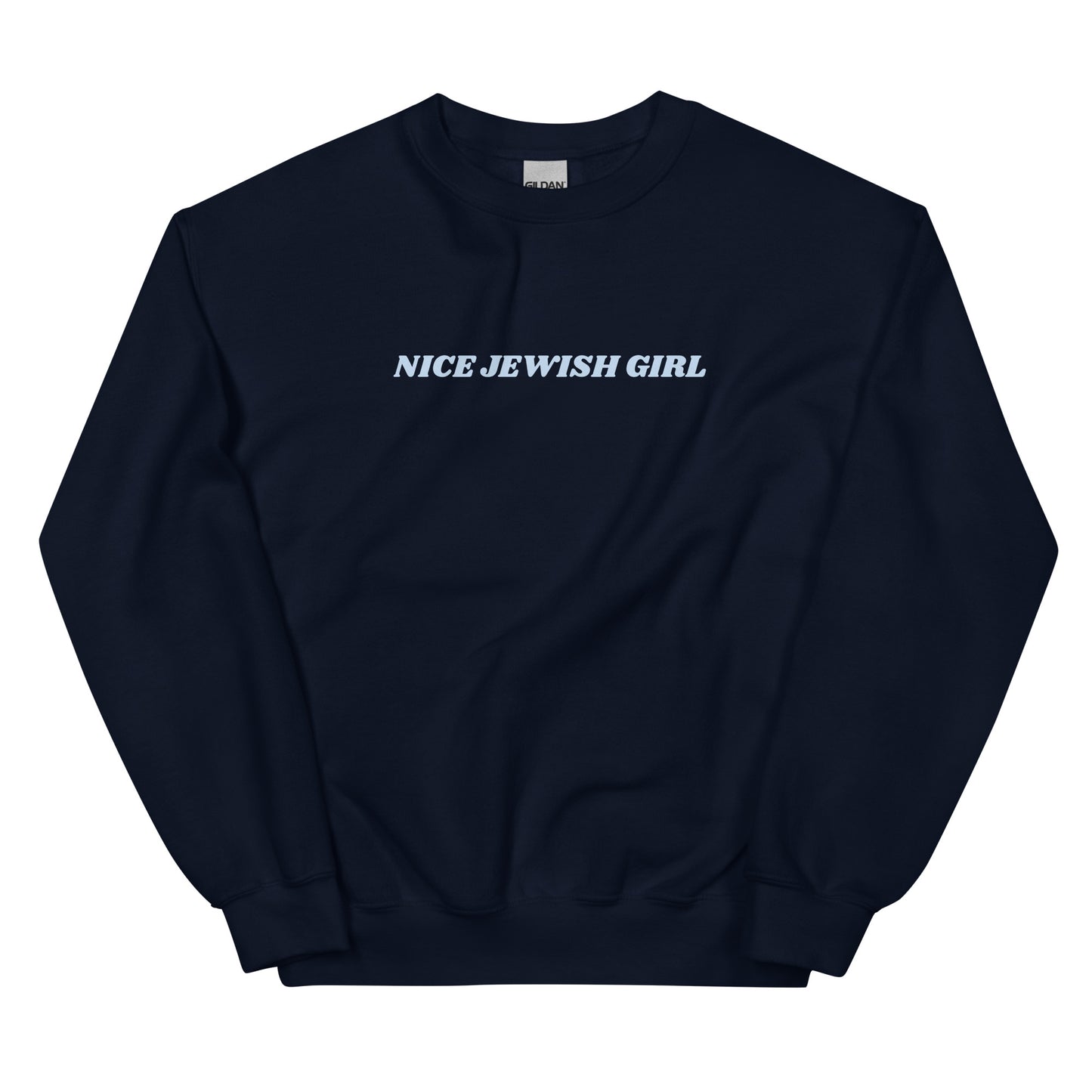 Navy Nice Jewish Girl Sweatshirt