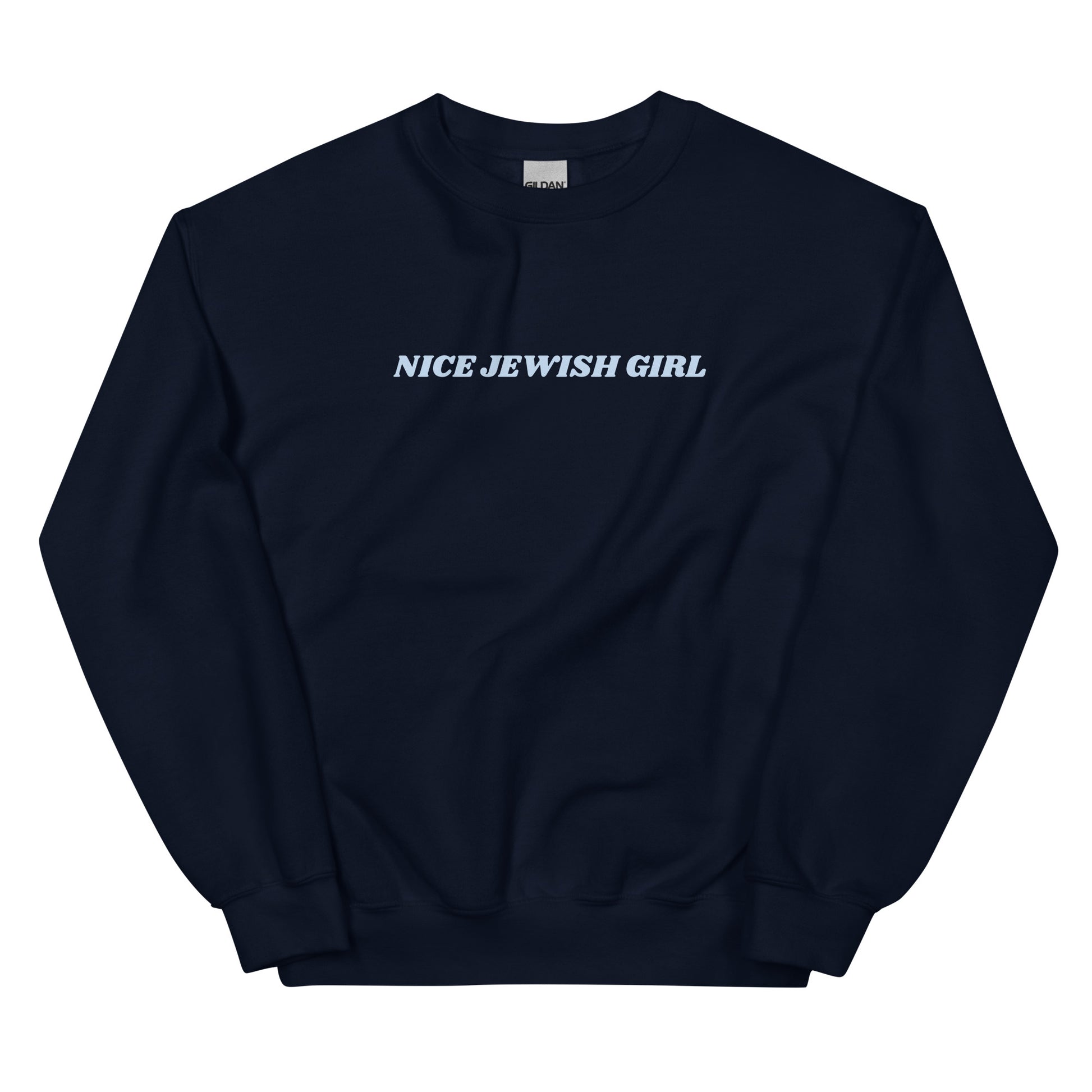 Navy Nice Jewish Girl Sweatshirt