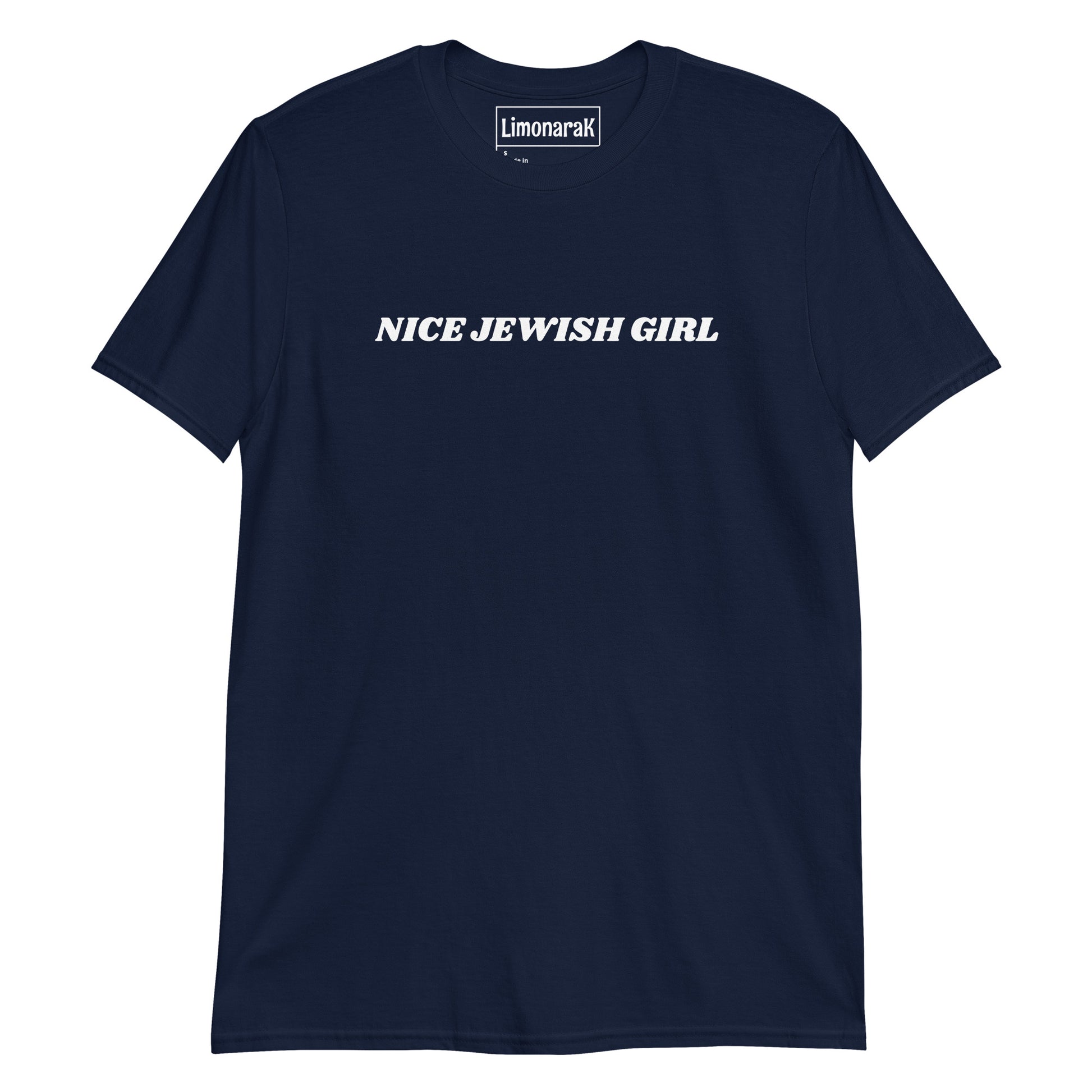 Navy Nice Jewish Girl T-Shirt