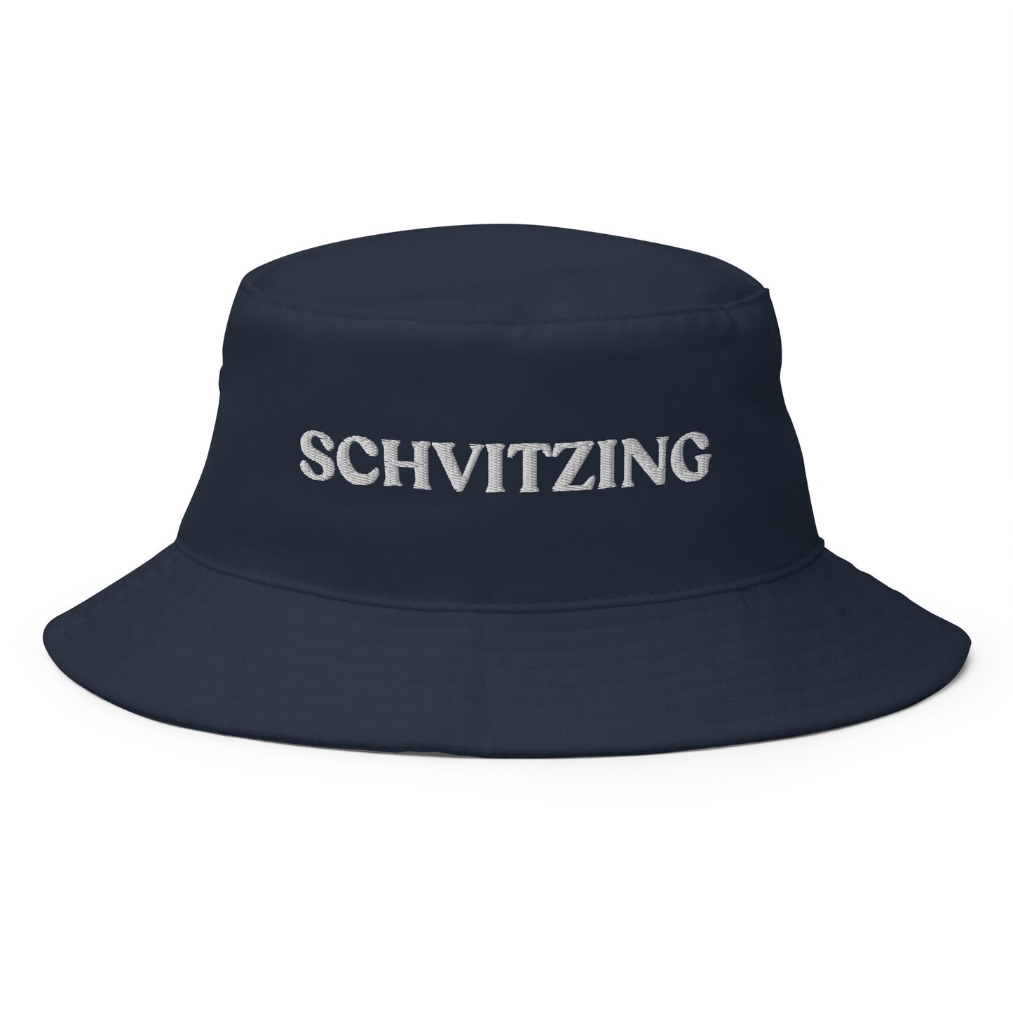 Navy Schvitzing Bucket Hat