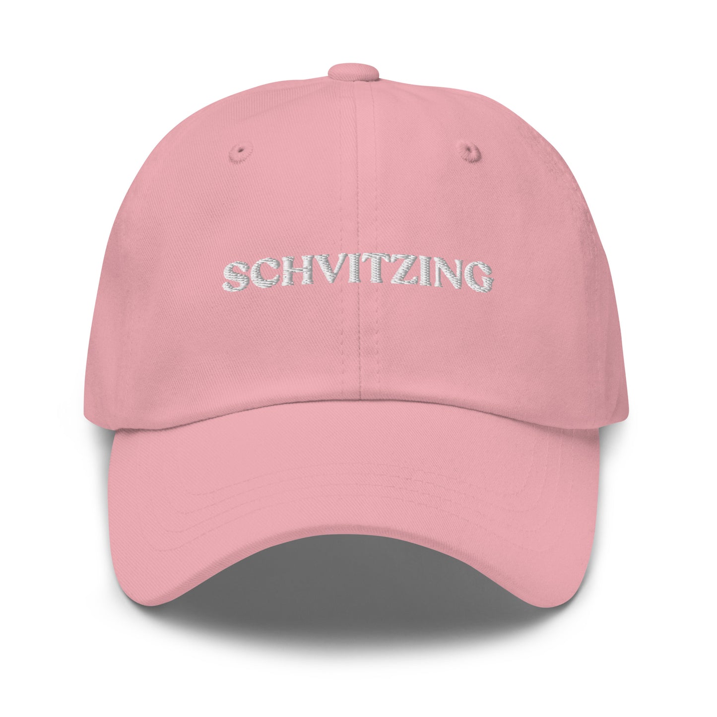Pink Schvitzing Dad Hat