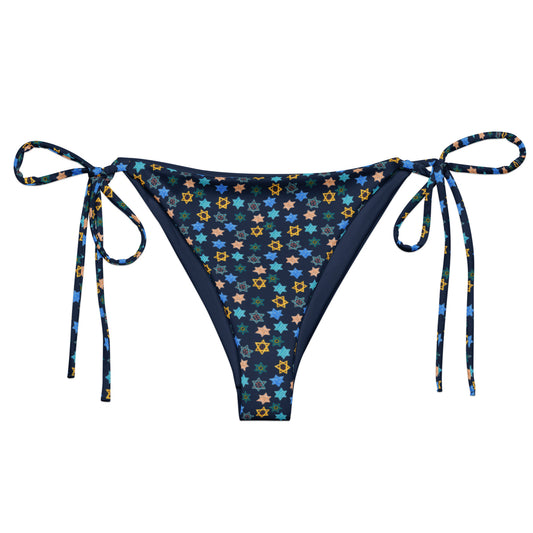 Recycled Jewish Stars Bikini Bottom