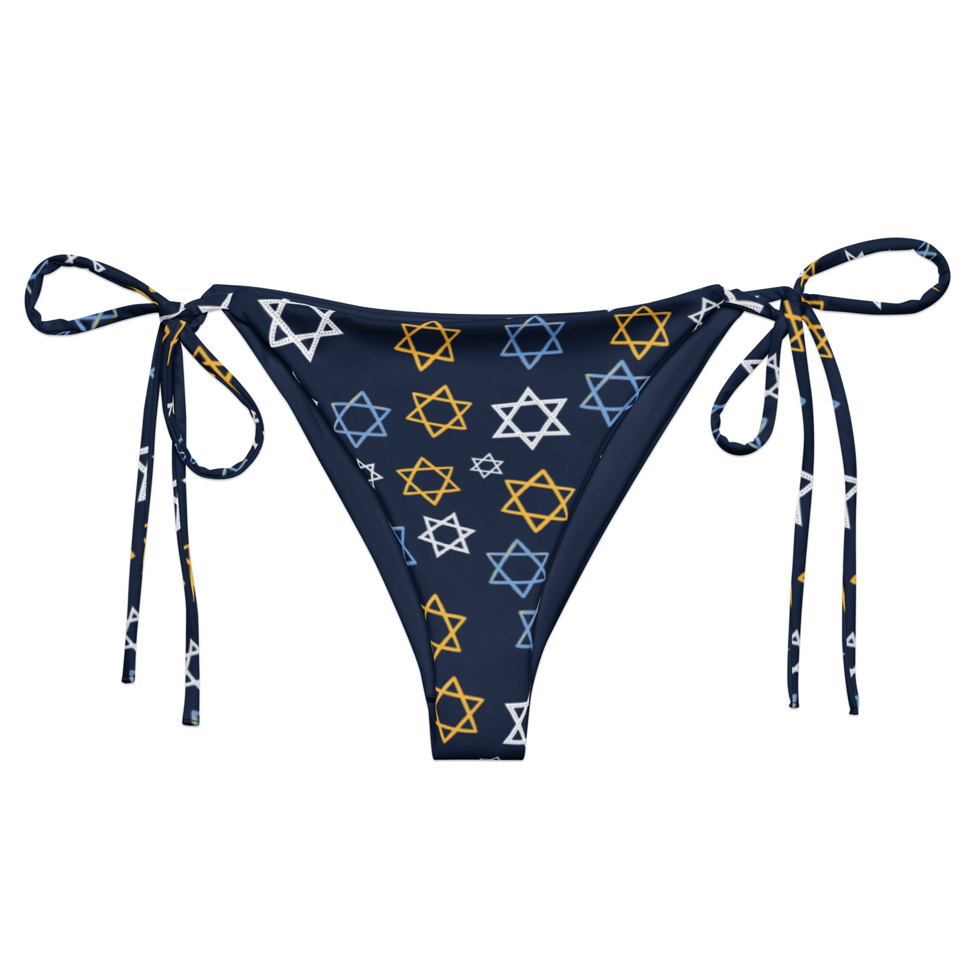 Recycled Magen David Bikini Bottom