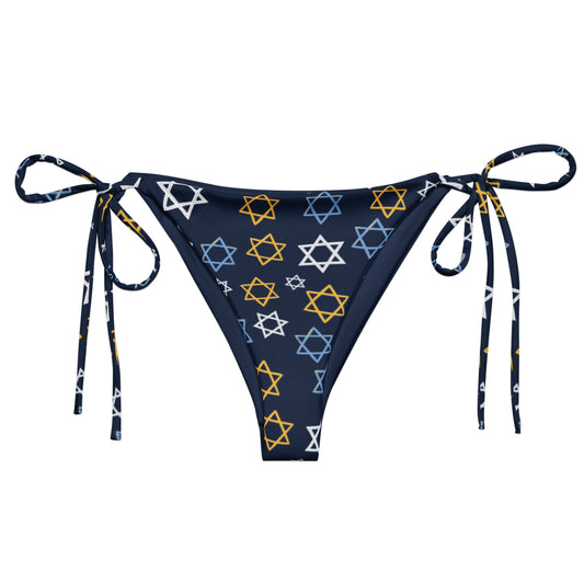 Recycled Magen David Bikini Bottom
