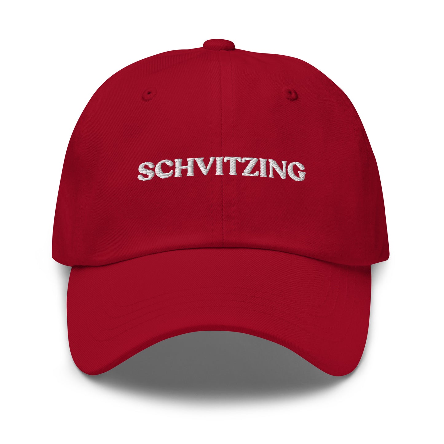 Red Schvitzing Dad Hat