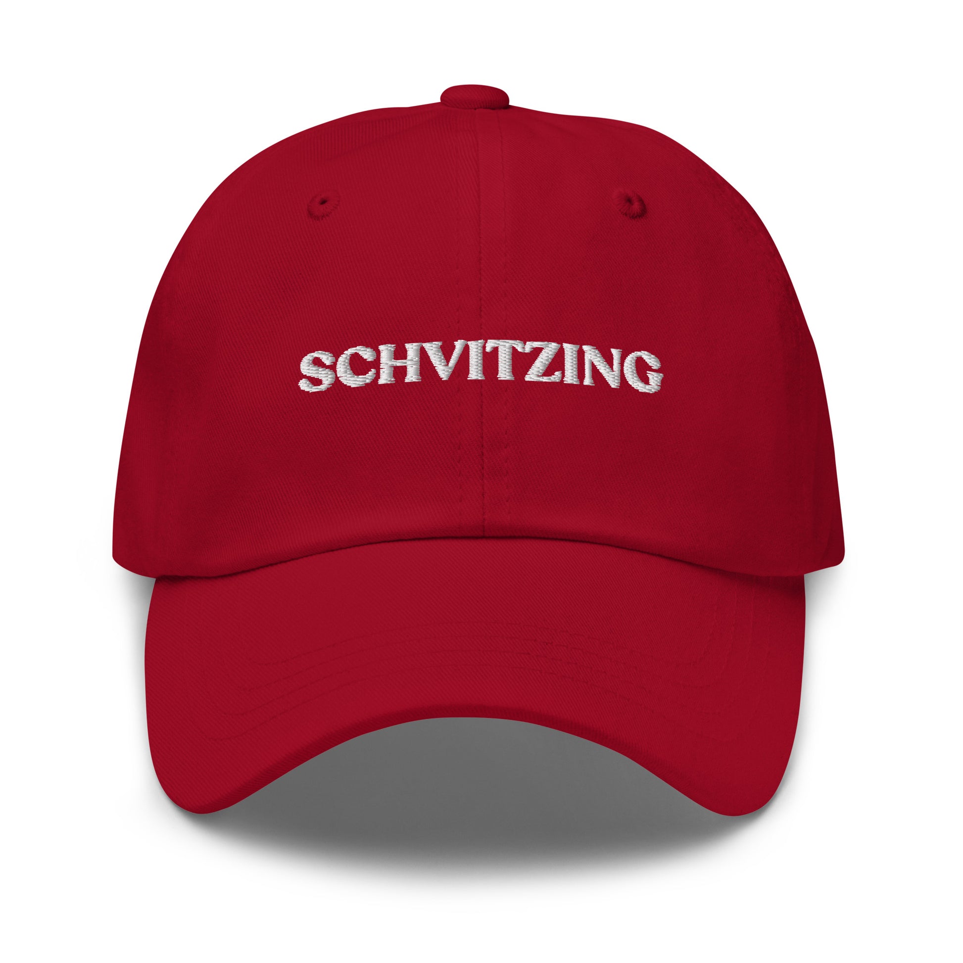 Red Schvitzing Dad Hat