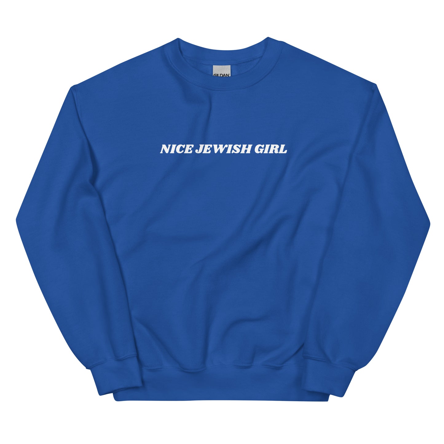 Royal Blue Nice Jewish Girl Sweatshirt