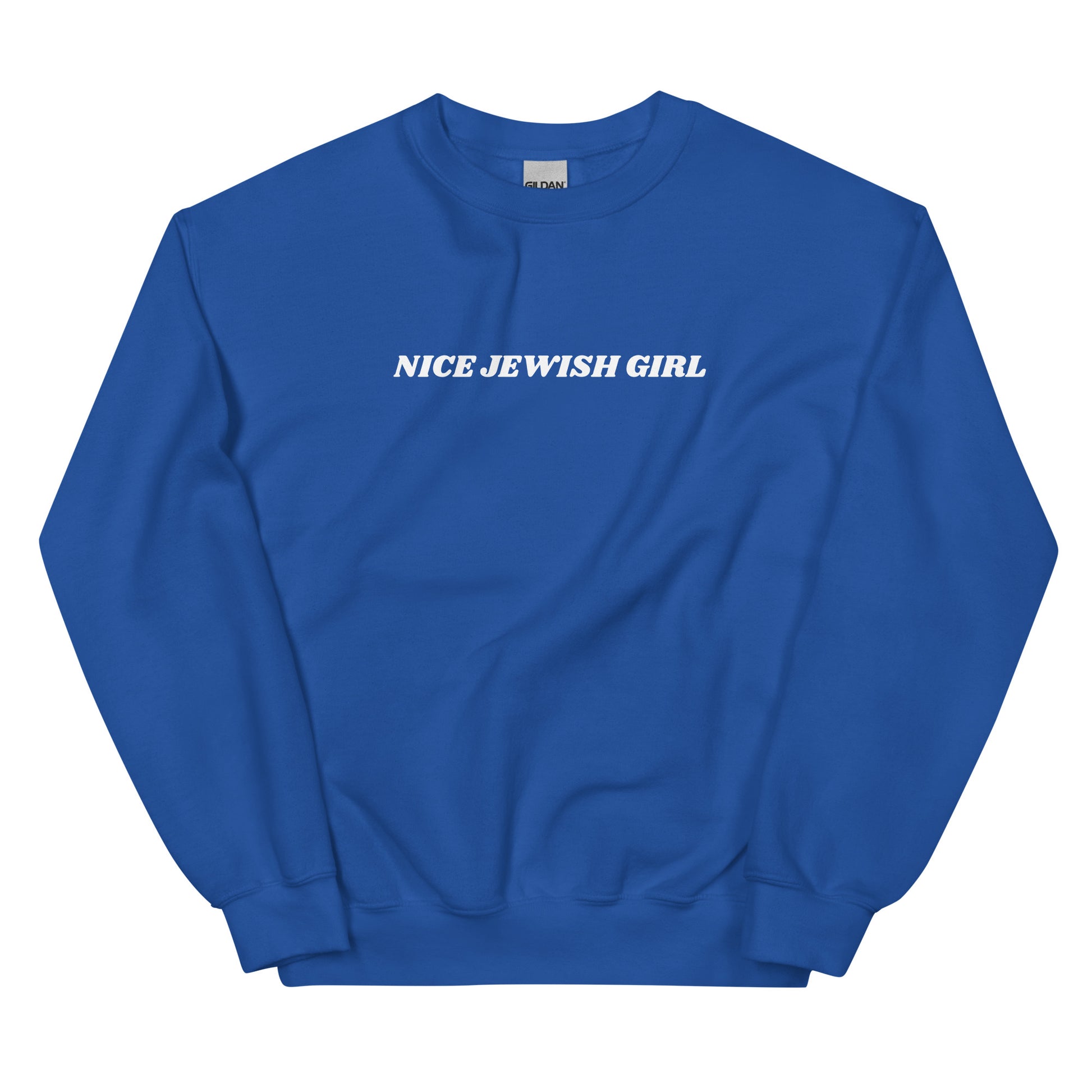 Royal Blue Nice Jewish Girl Sweatshirt