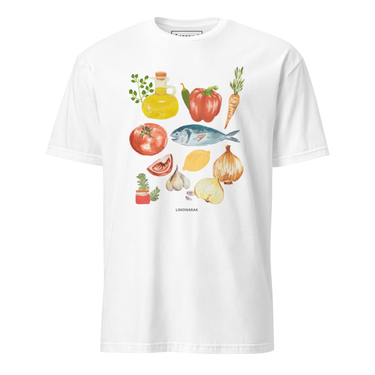 White Moroccan Fish T-Shirt