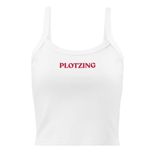 White Plotzing Tank Top