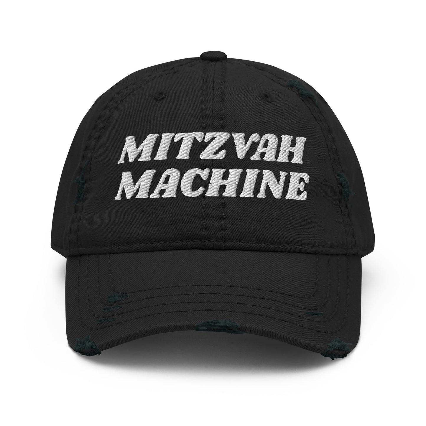 Mitzvah Machine Distressed Dad Hat