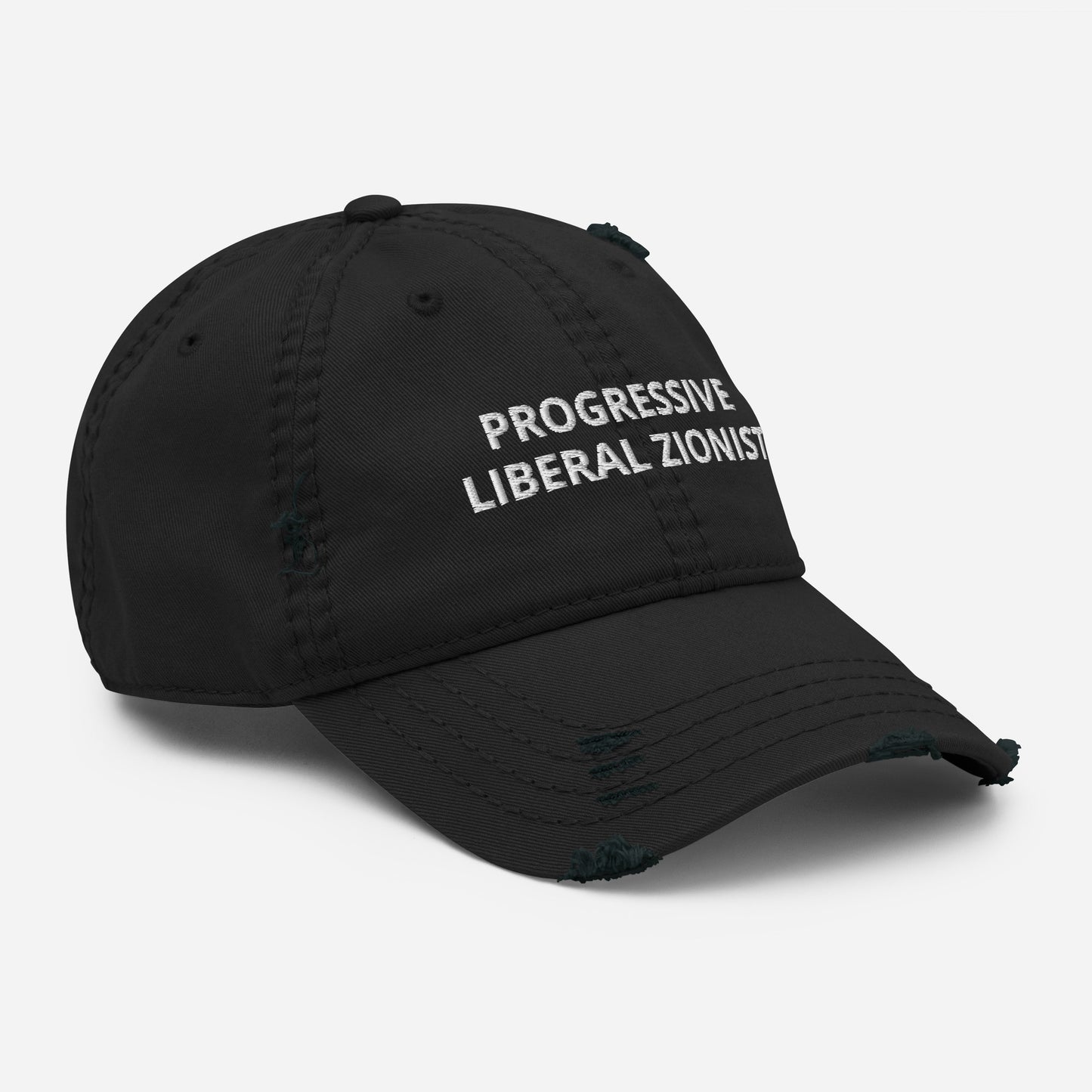 Black Progressive Liberal Zionist Hat - Are you a Progressive Liberal Zionist? A little confused about where you fit in these days? Make a statement and start conversations in our Progressive Liberal Zionist Hat! It's sure to turn heads.